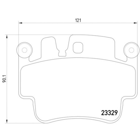 Pagid Brakes Disc Brake Pad, 355009281 355009281